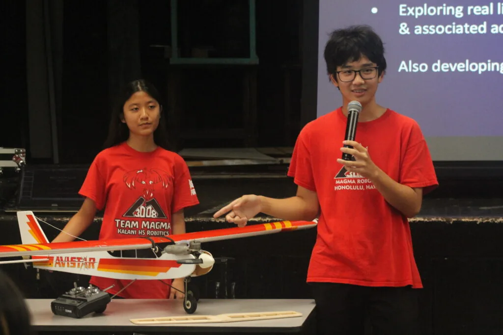 Students at the 2024 Ke Ala Hou STEM Camp