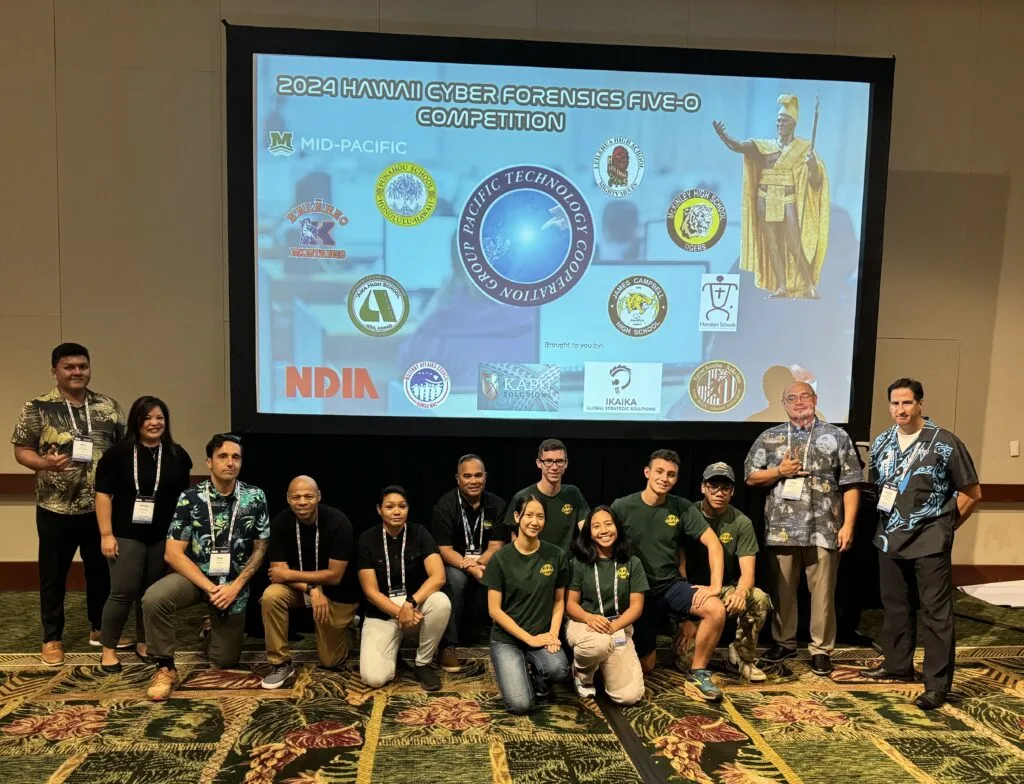 Participants at the 2024 Cyber Forensics Five-0 Challenge